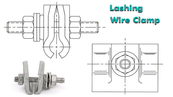 customized lashing wire clamp